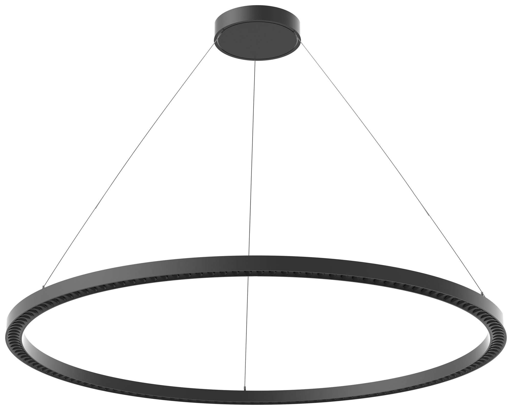 LED-Pendelleuchte DOTLUX AURA 120W 9000lm 4000K DALI Ø1205mm schwarz