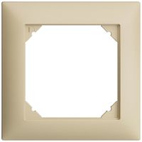 Abdeckrahmen EDIZIOdue 1×1 vanille