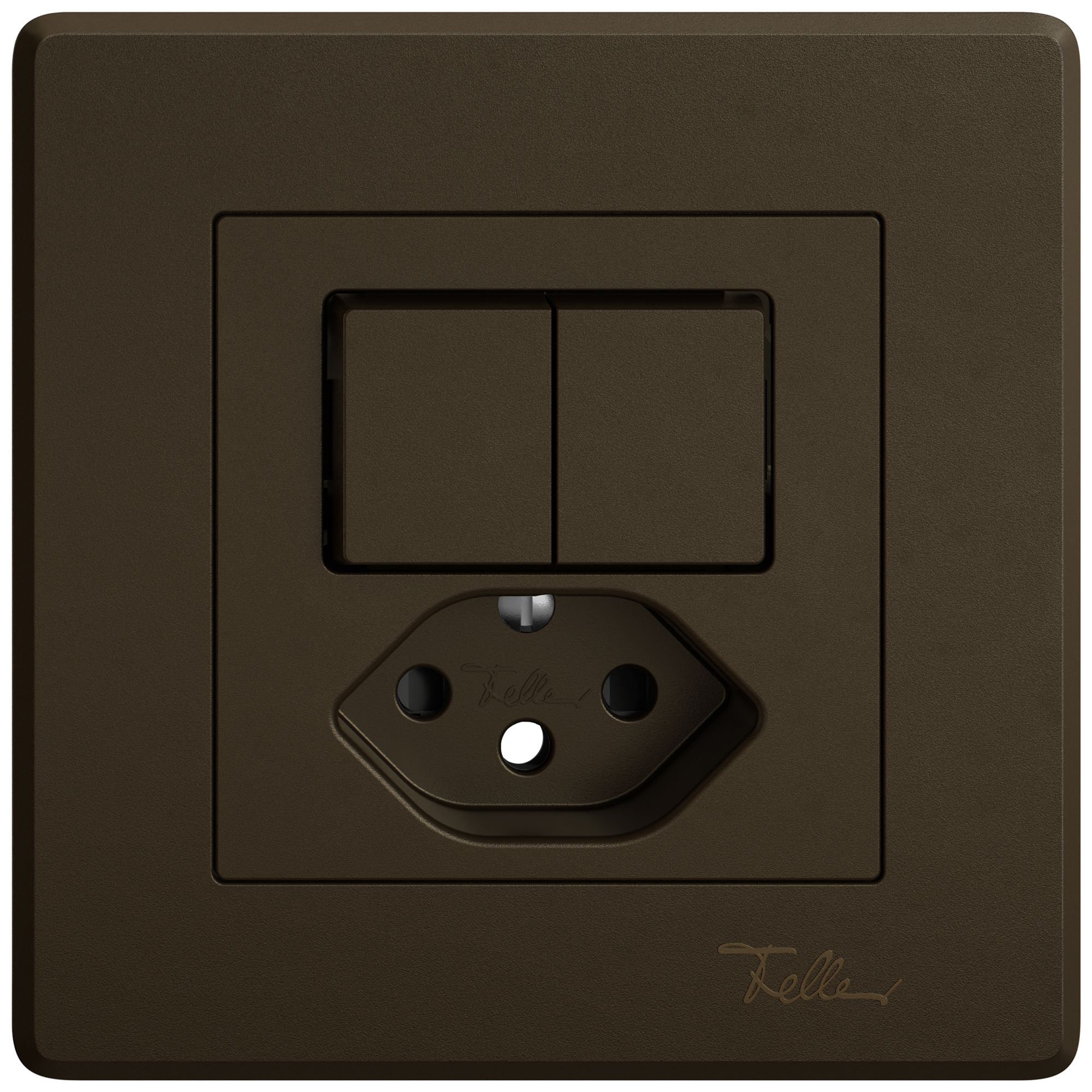 Kit di montaggio INC EDIZIO.liv SNAPFIX® per combi.T13 con 2 tasti shutter ma