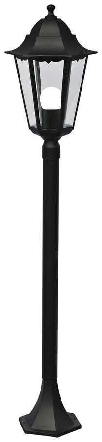 Borne lumineuse Nordlux Cardiff 1×E27 60W IP44 plaque de base 200×1000mm noir