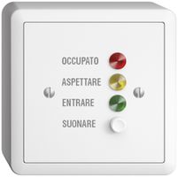 AP-Türstation für Rufleuchte italienisch, EDIZIOdue weiss