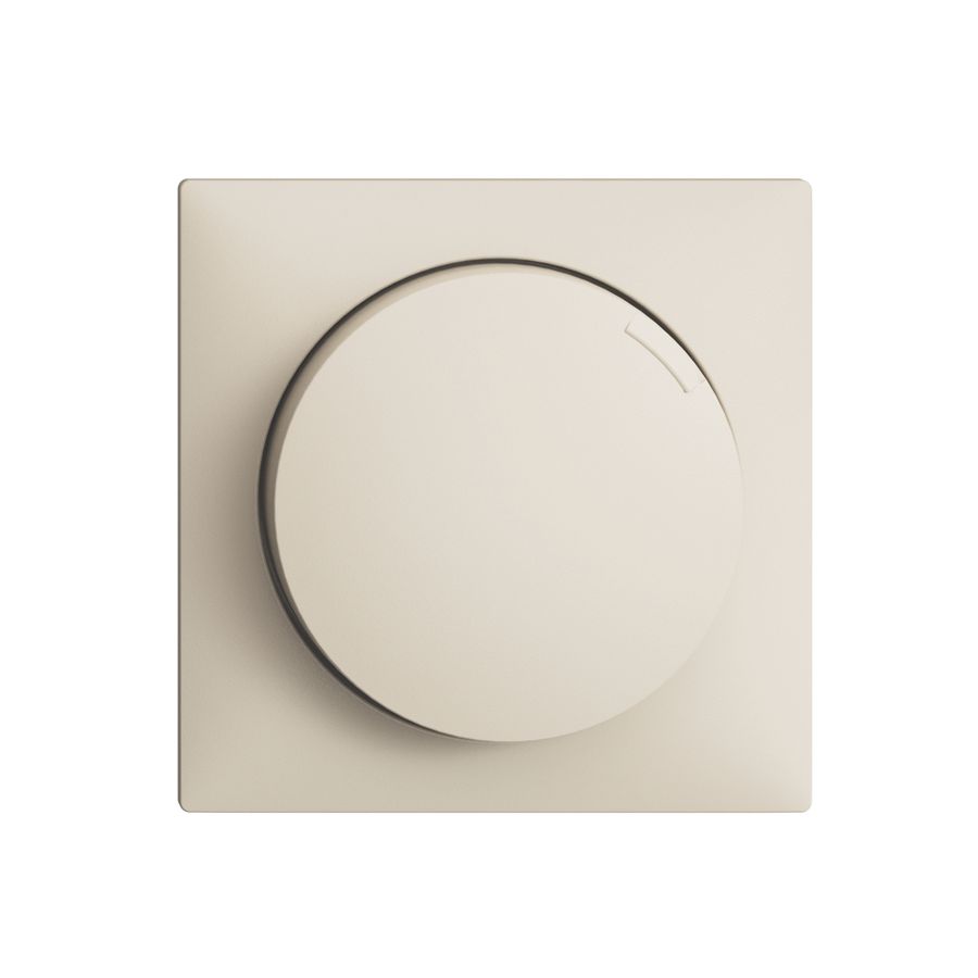 Frontset EDIZIOdue zu Drehdimmer crema