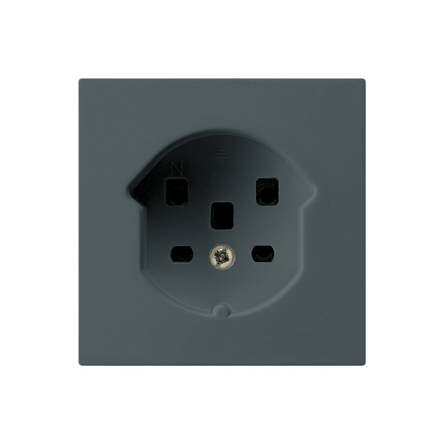 Prise HA kallysto type 25 avec bornes enfichables anthracite