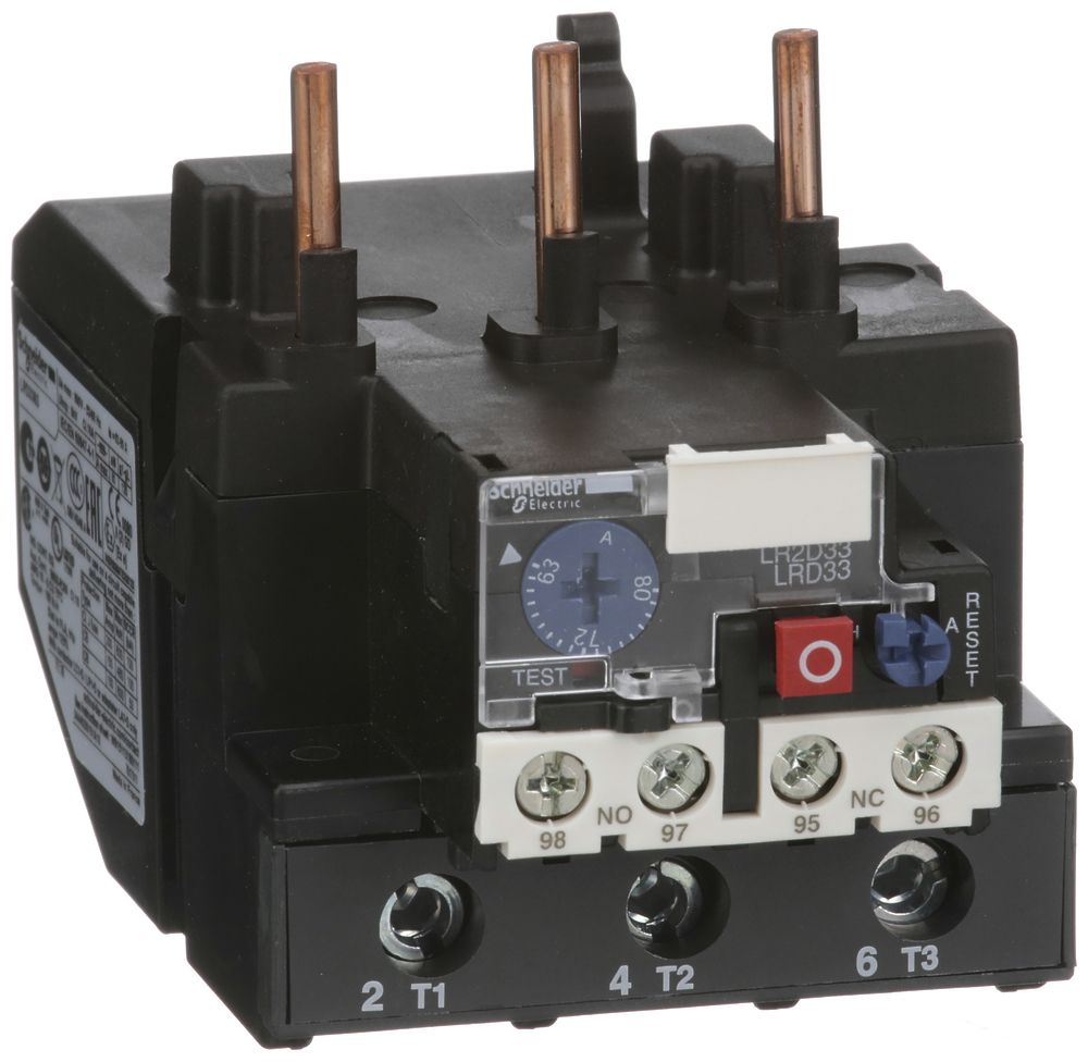 Relais thermique LRD3363 63…80A TeSys