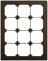 Intestazione INC EDIZIO.liv SNAPFIX® 4×3 p.combinazioni a libera scelta marrone