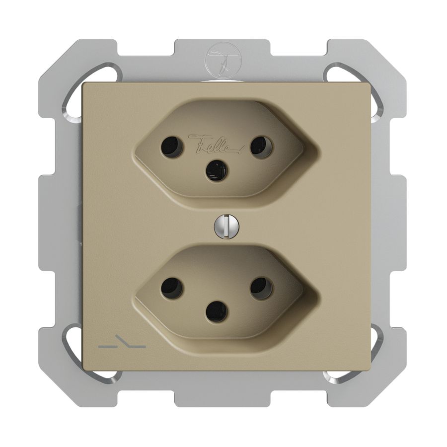 Prise ENC EDIZIOdue 2×T13 sand 1×S