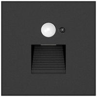 EB-LED-Wandleuchte DOTLUX EASYSTAIRsensor HF 1.5W 3000K IP40 82×43mm schwarz