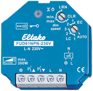 EB-RF-Dimmaktor Eltako 300W FUD61NPN-230V