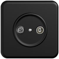 UP-Antennendose TV-R STANDARDdue SNAPFIX® Durchgangsdose 11dB sz