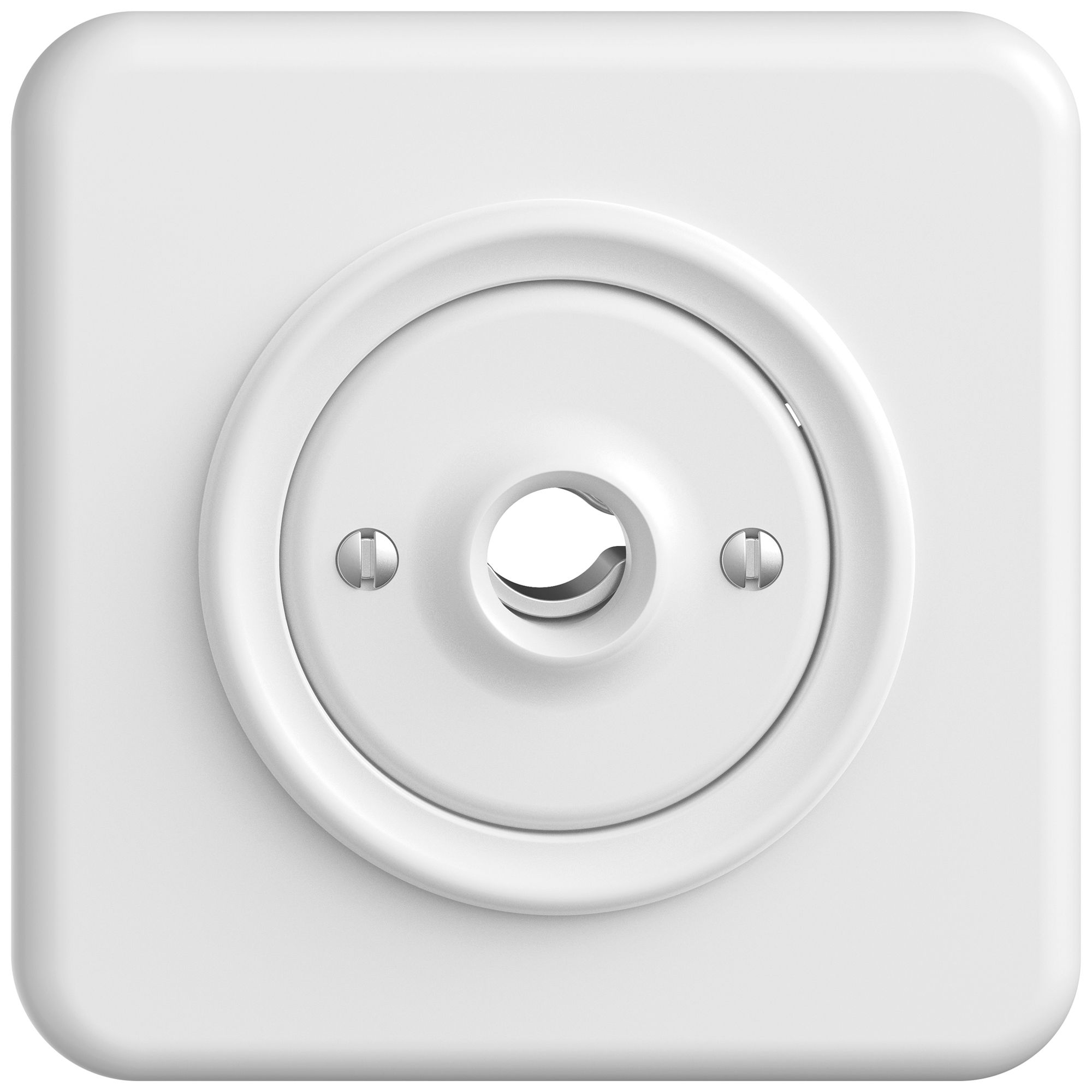 UP-Anschlussdose STANDARDdue SNAPFIX® ohne Klemmeneinsatz ws