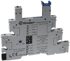 Relaissockel Finder Serie 93 TIMER für Relais Serie 34, 6…24VUC Schraubklemmen