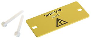 Klemmenabdeckung Woertz für 8 Doppelstockklemmen 6mm²