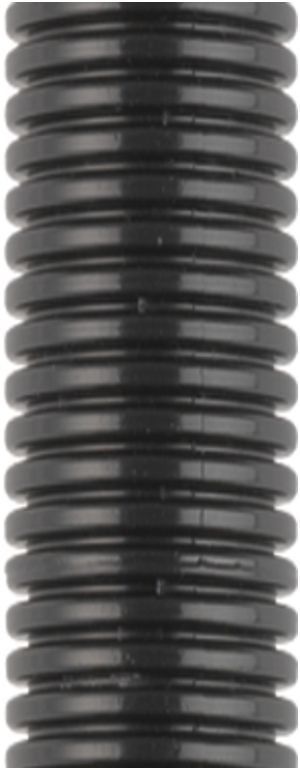 Wellschlauch AGRO ROHRflex PA6-L Ø 10mm, schmales Profil, Ring à 50m, schwarz