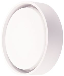 LED-Decken-/Wandleuchte SG Frame Round SEN 7W 670lm 840 IP66 Ø270mm weiss