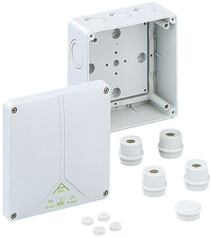 AP-Abzweigdose Abox 100-L 140×140×79mm IP54 grau