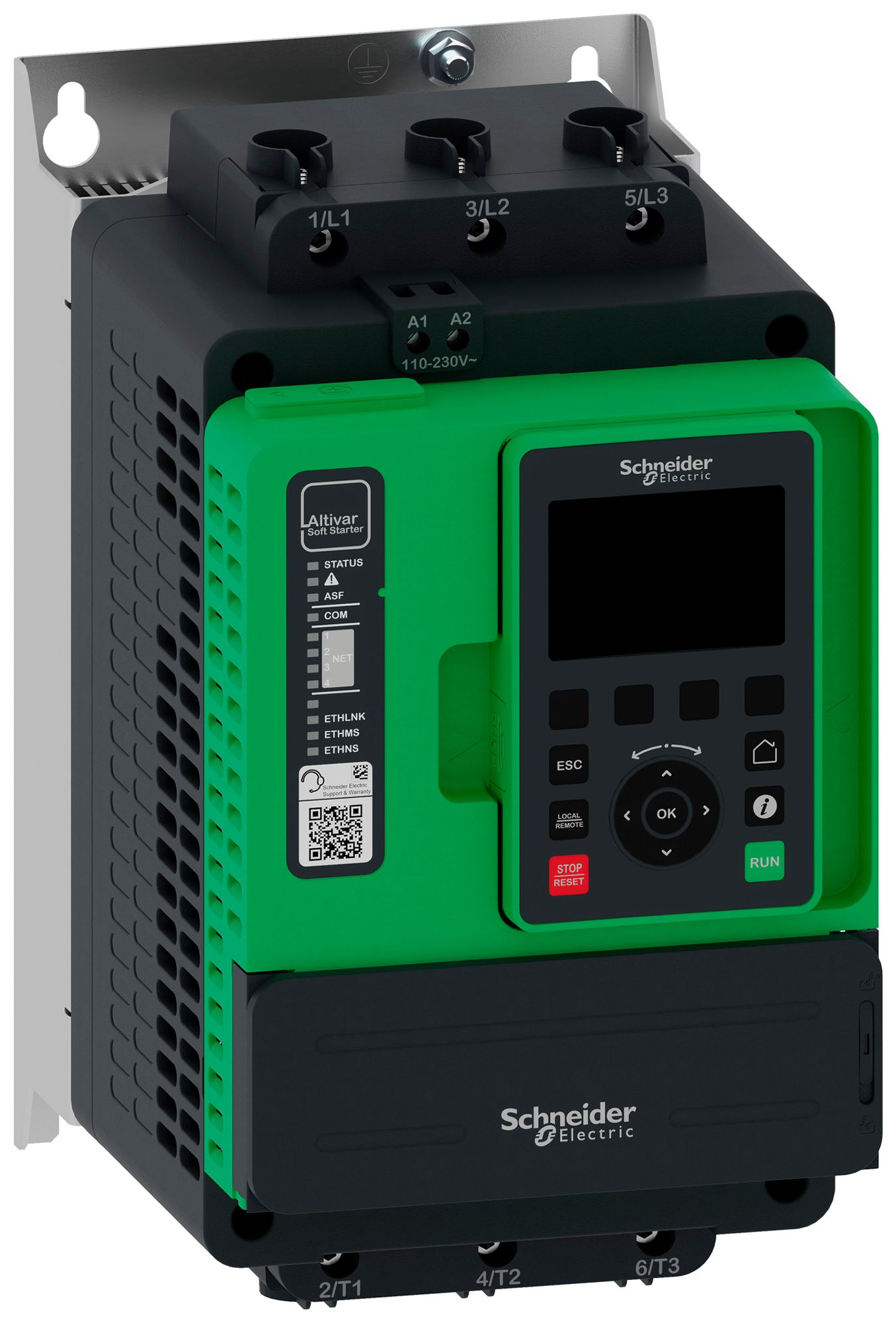 Softstarter Altivar ATS490 88A 208…690V 110…230V 24VAC