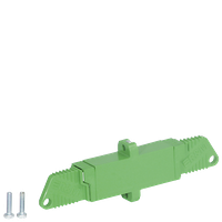 Mittelstück E2000/APC grün