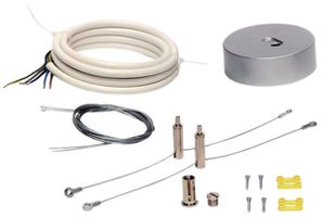 Pendelabhängung ZCS260 SME-3-SI für TCS260, mit Netzleitung 3-polig, silber