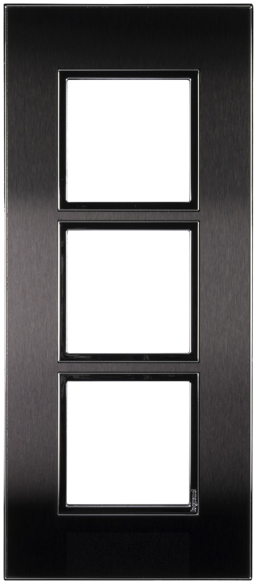 Telaio di copertura ATO 1×3 modulo, black brushed