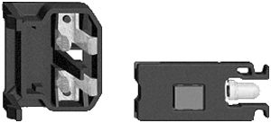 Elément d'éclairage FH pour prise 3× avec LED jaune 1.0 mA