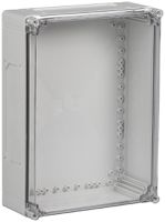 Boîtier d'appareils RW CUBO C 300×400×130 CPCF transparent