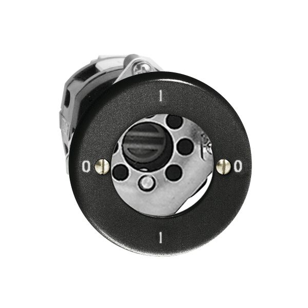 Interruttore rot. INC FH 0/4P nero per serrat.di sic. senza cilind