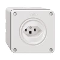 NAPU-Steckdose NEVO, 1×T23, weiss