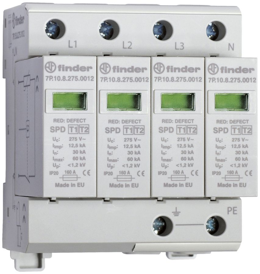 Überspannungsschutz SPD 1+2 TN-S 160A