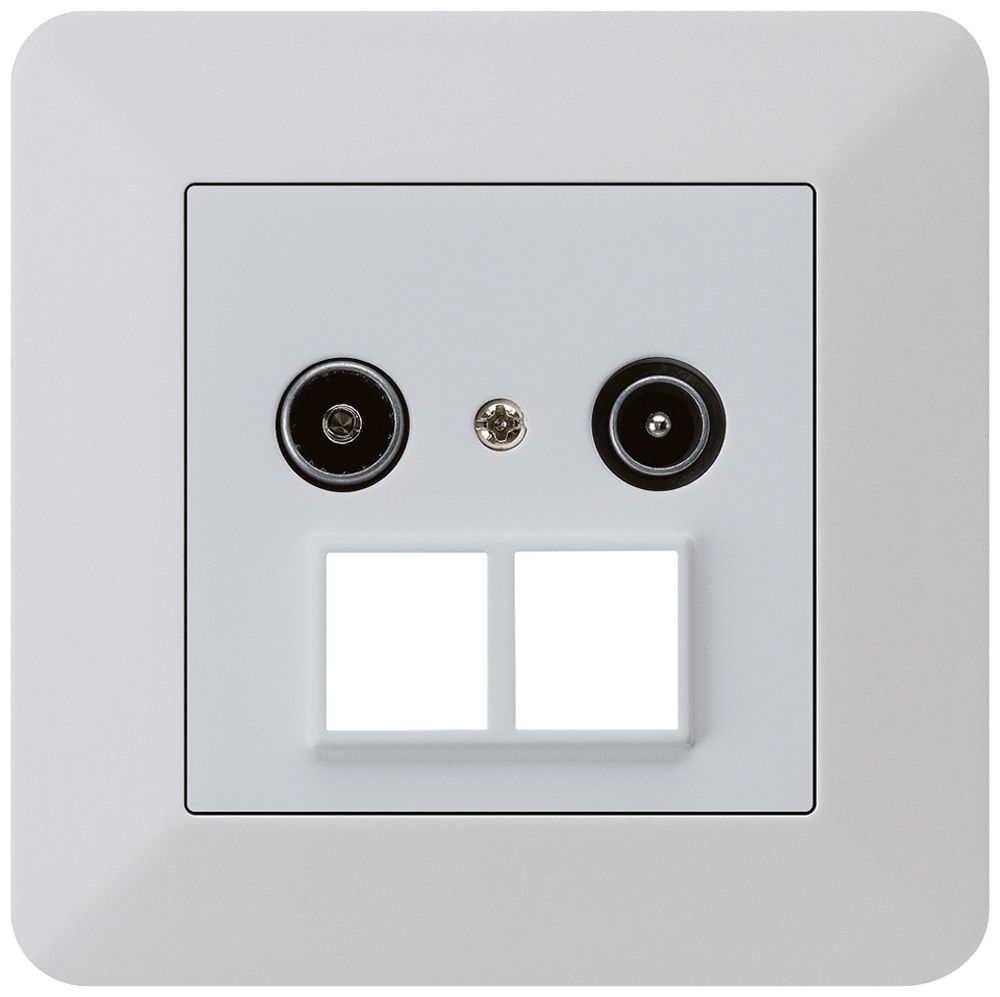 UP-Antennendose R/TV HMS kallysto.trend 14dB hellgrau