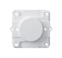 Placca cieca Hager 46mm bianco