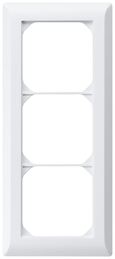 UP-Abdeckrahmen kallysto.line 3×1 weiss 92×212mm