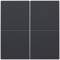 Taste Niko für drahtlosen Dimmer zweifach anthrazit