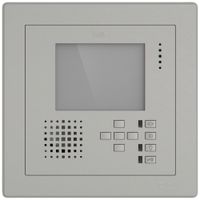 UP-Video-Freisprechstelle EDIZIO.liv Türöffner Schaltfunktionen hellgrau