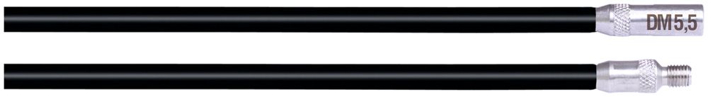 Schubstange RUNPOSTICKS Glasfaser Ø5.5mm 2×1m schwarz