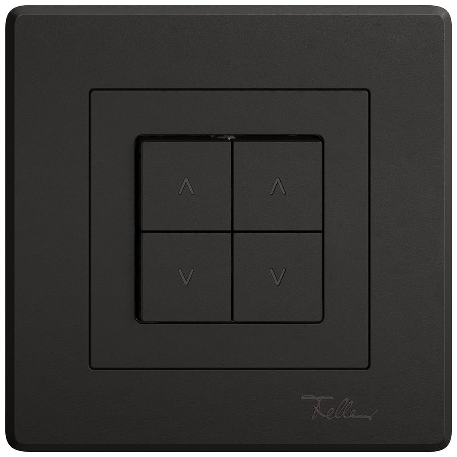 UP-Storentaster EDIZIO.liv SNAPFIX® 10A 250V 4 Tasten 2 Kanäle sz