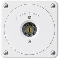 UP-Steckschlüsselschwenktaster robusto weiss ohne Deckel Wechsler Kombi Vierkant