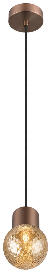 Pendelleuchte SLV VARYT E14 1×6W DIM Ø76×80mm Kupfer