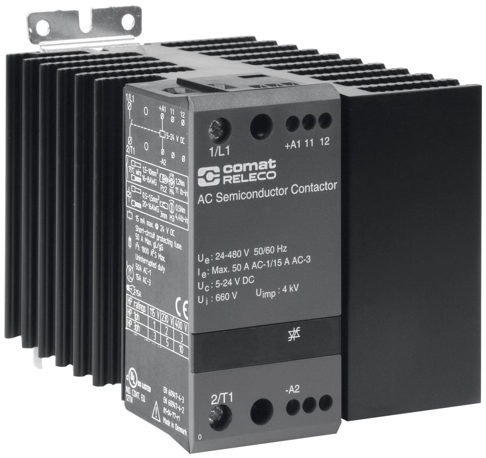 Halbleiterschütz ComatReleco CC1H463, 24…230VUC, max. 63A/24…480VAC