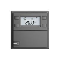 Pulsante RTH INC KNX 1×EDIZIOdue F grigio scuro, con LED RGB