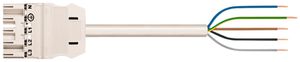Anschlussleitung WINSTA MIDI 5×1.5mm² 16A 400V 8m Kod.A Stecker/frei weiss