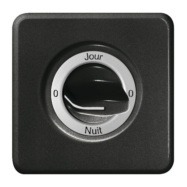 Kit frontal ENC 0-Jour-0-Nuit pour interrupteur rotatif noir