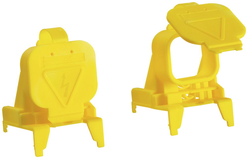 Fixation de câble de commande Hager pour borne à fiche pour compteur KJ31 100A