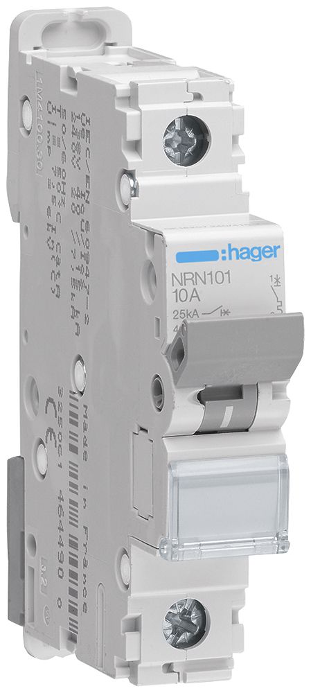 Disgiuntore Hager MCB 1P 415V tipo C 1A 1UM