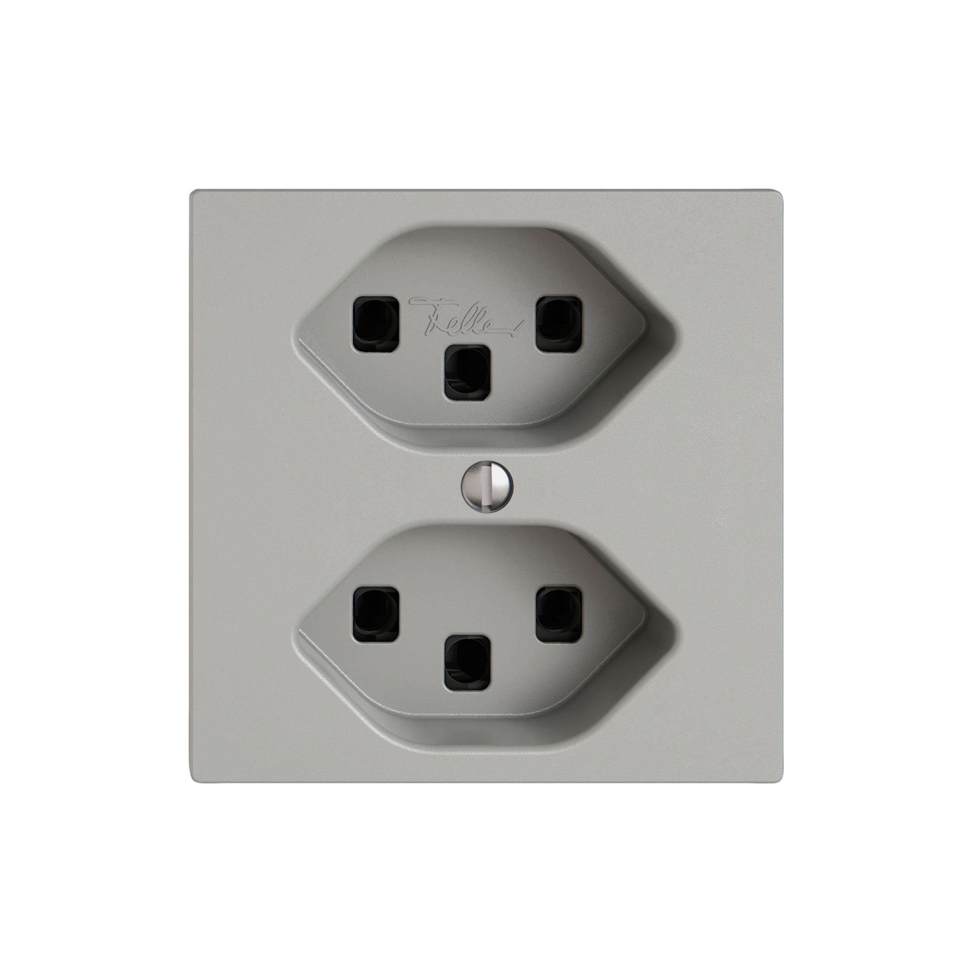 Prise EDIZIO.liv SNAPFIX® 2×T23 grc