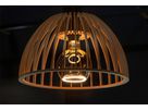 Pendelleuchte SLV WUD half round E27 1×60W direkt Ø380mm braun