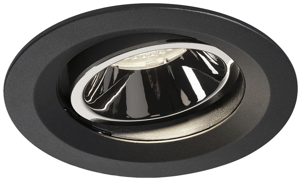 LED-Downlight SLV NUMINOS MOVE M 17.5W 1660lm 4000K 55° DIM Ø135×81mm sz/Cr