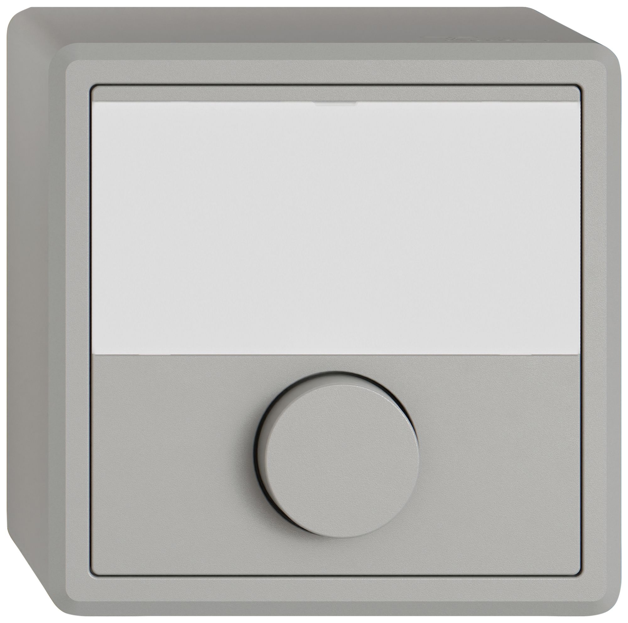 Poussoir de sonnerie AP EDIZIO.liv SNAPFIX® 6A 250V étiquette grc