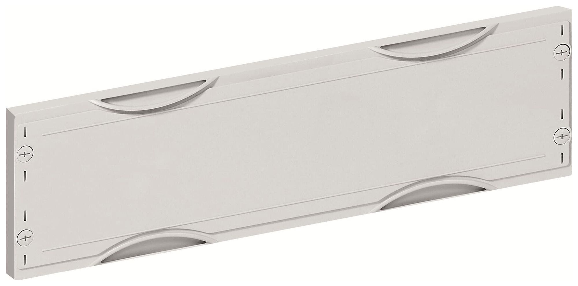 Verteiler-Abdeckung ABB 2 Reihen ohne Schlitz 500×150mm