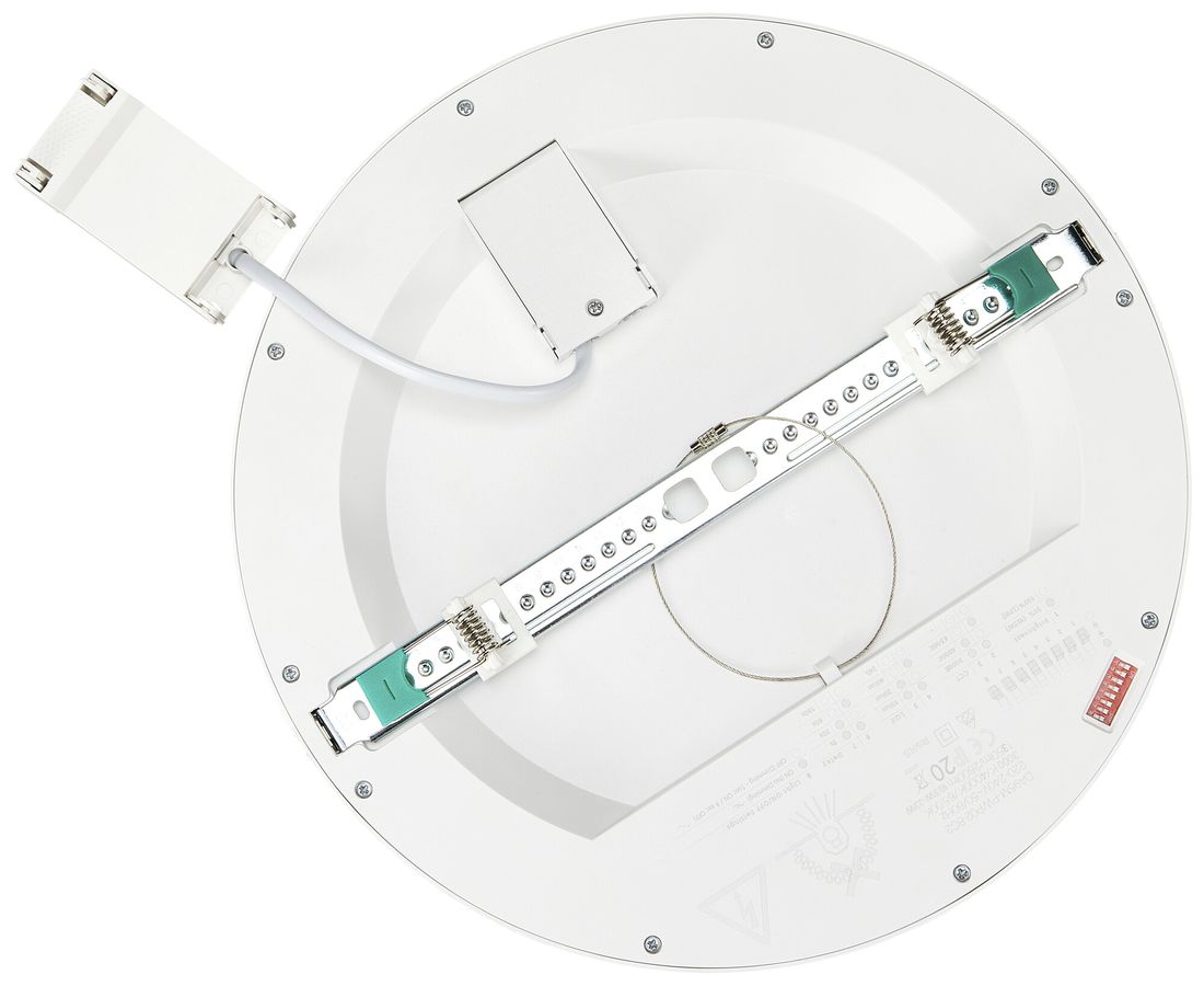 Downlight LED Sylvania START 5in1 23W 2600lm 3000…6500K VWB SEN Ø300mm blanc