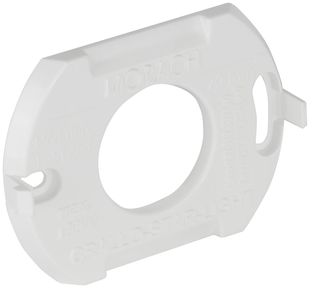 Montageplatte MT Star-Light weiss